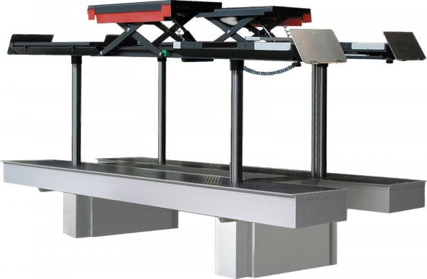 Consul 4-ram inground lift 4.55 MK Quadro SN