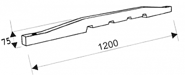 Consul Base plate fixing bars 4,5 to