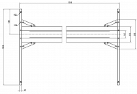 Consul Base frame, self supporting, asymmetric